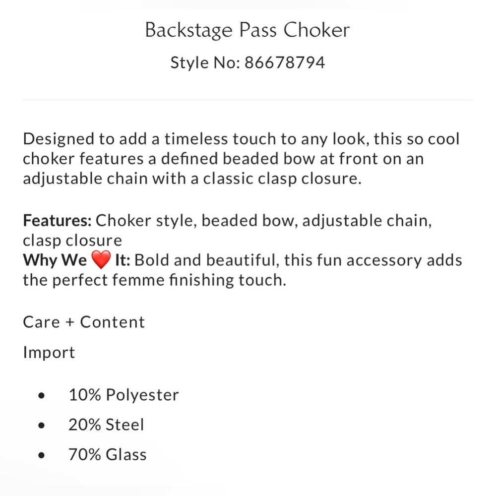 Free People Backstage Pass Choker in Bronze NEW - Picture 7 of 7